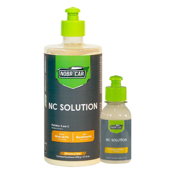 NC SOLUTION - Polidor 3 em 1 para Corte Refino e Lustro 500 G